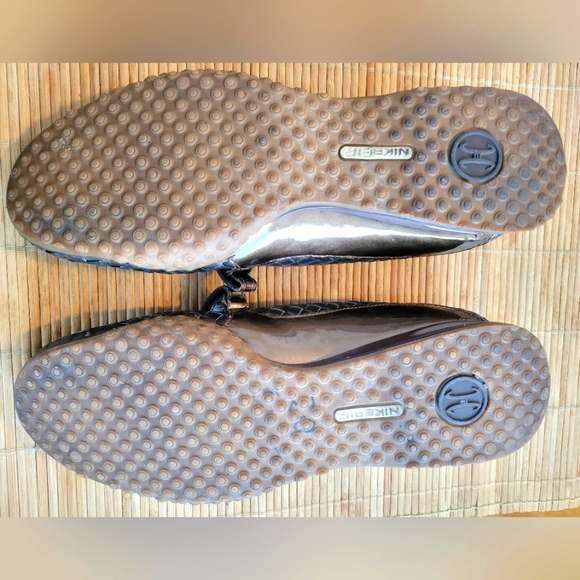 Bronze Cole Haan X Nike Air woven leather Mary Jane ballet flats (6)🩰 - Picture 9 of 9